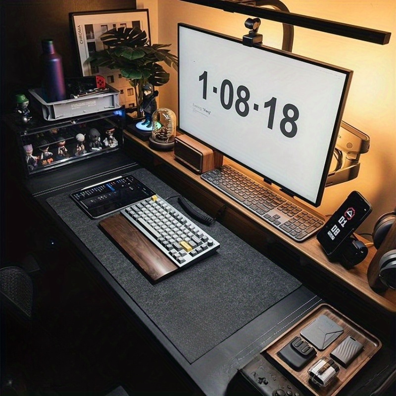 Desk Mat Mouse Pad Extra Large Felt - Oyun ve Ofis İçin Ekstra Büyük