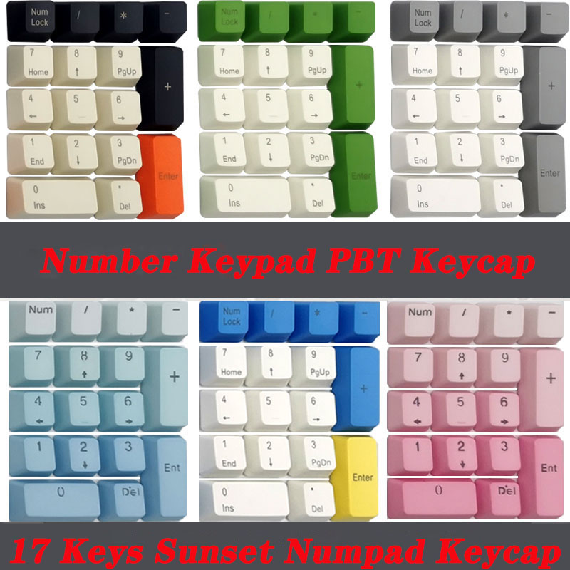 Pbt Keycaps For Numeric Keypad Numpad - Sayı tuş mekanik klavye PBT klavye