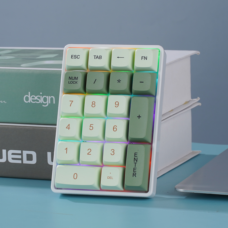 Mechanical Numpad Hot Swap Rgb Wireless - FREEWOLF K21 Kablosuz Mekanik Sayısal Tuş