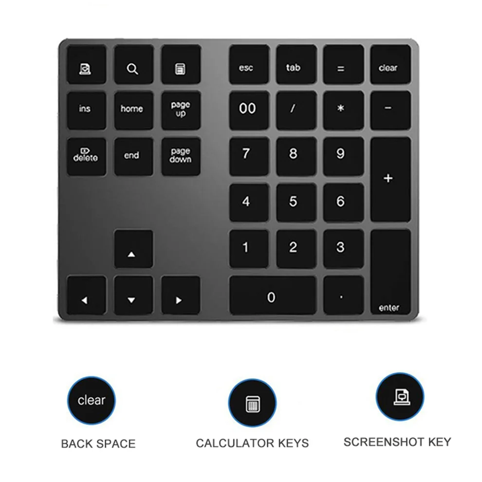 Mini Ultra İnce Bluetooth Sayı - Bluetooth Numeric Keypad Aluminum Slim incelemesi ve fiyatı