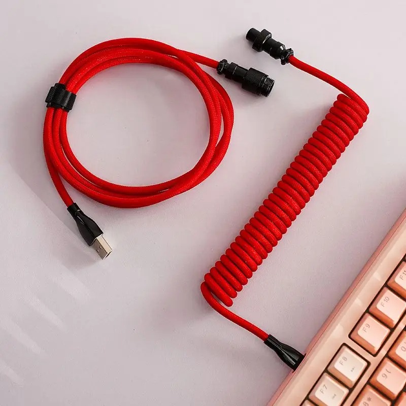 Manyetik Anahtarlı USB A'dan T - Type C Detachable Cable Coiled Keyboard incelemesi ve fiyatı