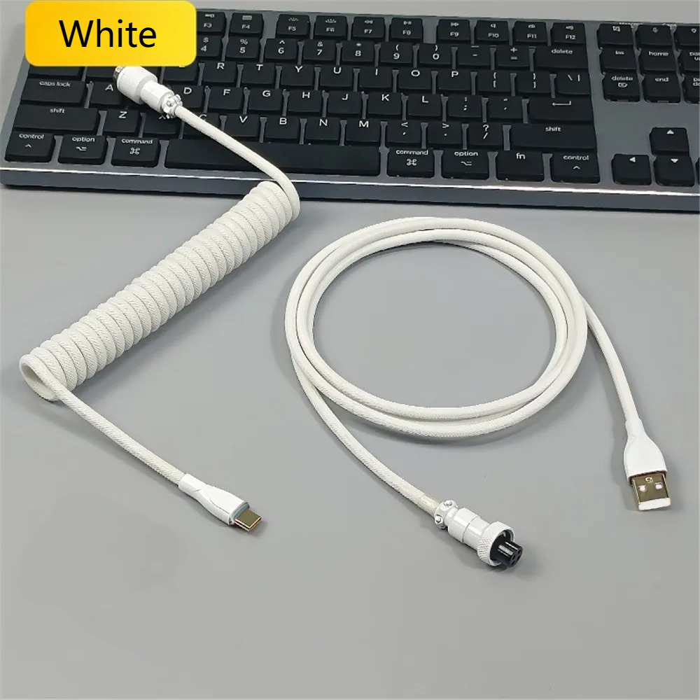 Manyetik Anahtarlı USB A'dan T - Type C Detachable Cable Coiled Keyboard incelemesi ve fiyatı