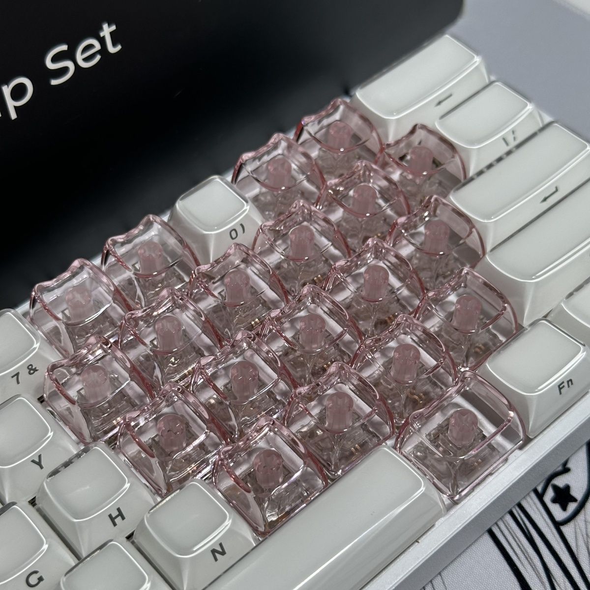 20 adet 1U Tuş Başlığı, Benzer - Keycap Puller Switch Puller 2 In 1 incelemesi ve fiyatı