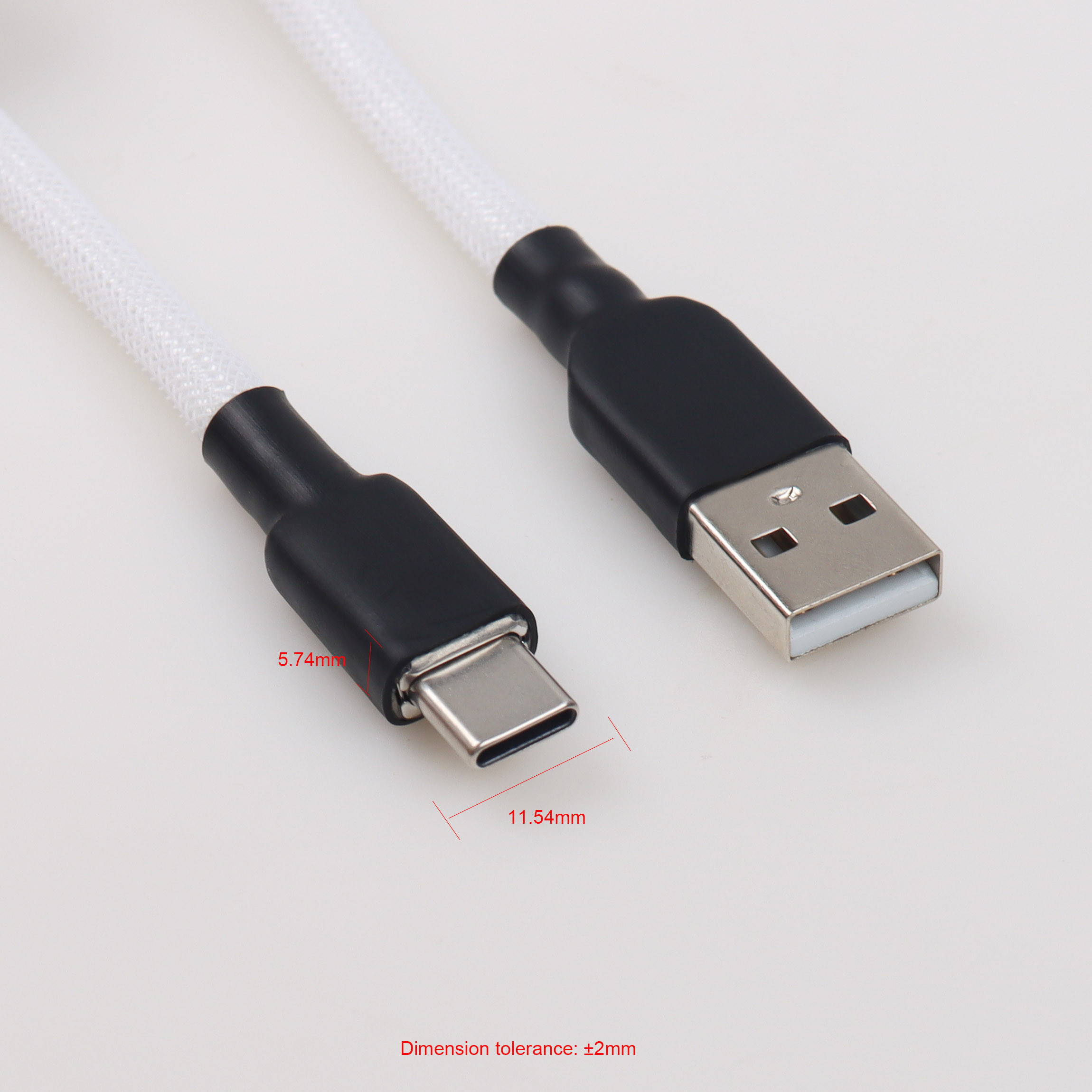 Tip-C'den USB'ye Klavye Kablos - Type C Detachable Cable Coiled Keyboard incelemesi ve fiyatı