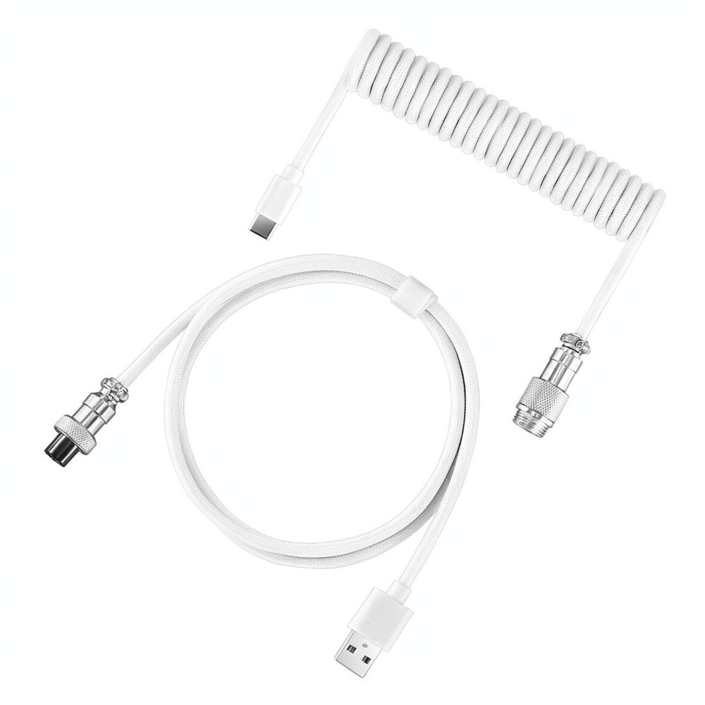 Mekanik Klavye İçin Sarmal Avi - Type C Detachable Cable Coiled Keyboard incelemesi ve fiyatı