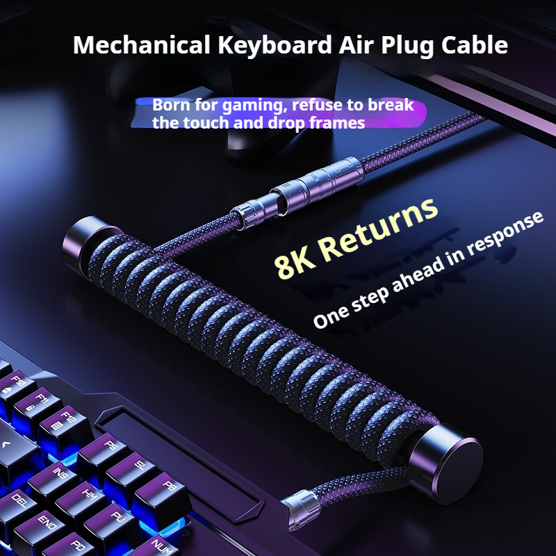 Eary 1.2m Sarmal Klavye Kablos - Type C Detachable Cable Coiled Keyboard incelemesi ve fiyatı