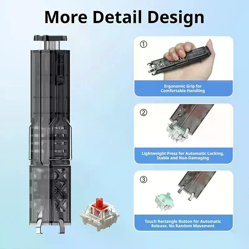 2 In 1 Klavye Tuş Anahtarı Çek - Keycap Puller Switch Puller 2 In 1 incelemesi ve fiyatı