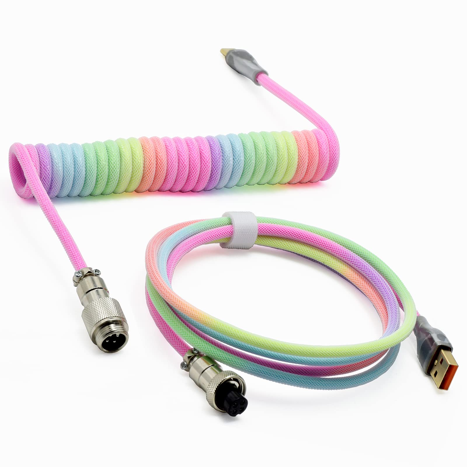 Type-C - USB A Klavye Kablolar - Type C Detachable Cable Coiled Keyboard incelemesi ve fiyatı