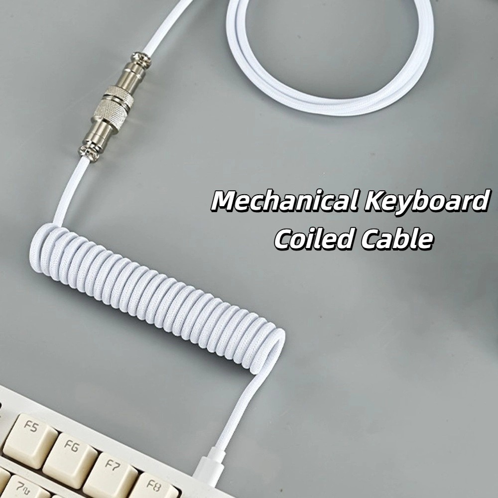 USB A Girişli Mekanik Klavye S - Type C Detachable Cable Coiled Keyboard incelemesi ve fiyatı