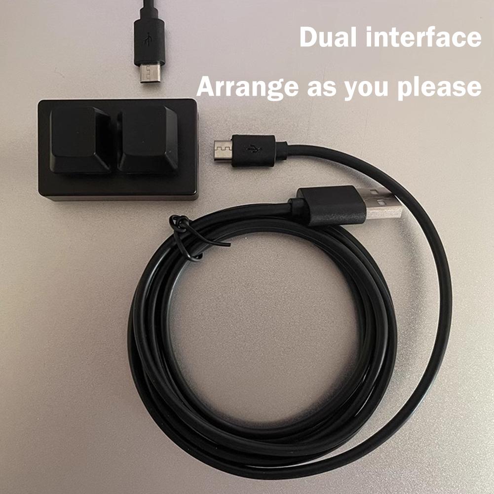 2 tuşları RGB USB özel program - Custom Number Pad Macro Keypad Programmable incelemesi ve fiyatı