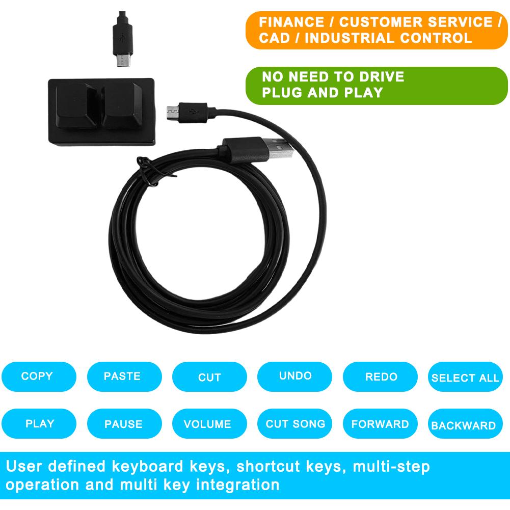 2 tuşları RGB USB özel program - Custom Number Pad Macro Keypad Programmable incelemesi ve fiyatı