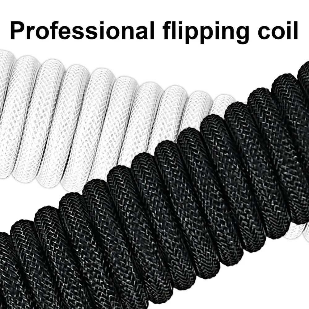 USB A Girişli Mekanik Klavye S - Type C Detachable Cable Coiled Keyboard incelemesi ve fiyatı