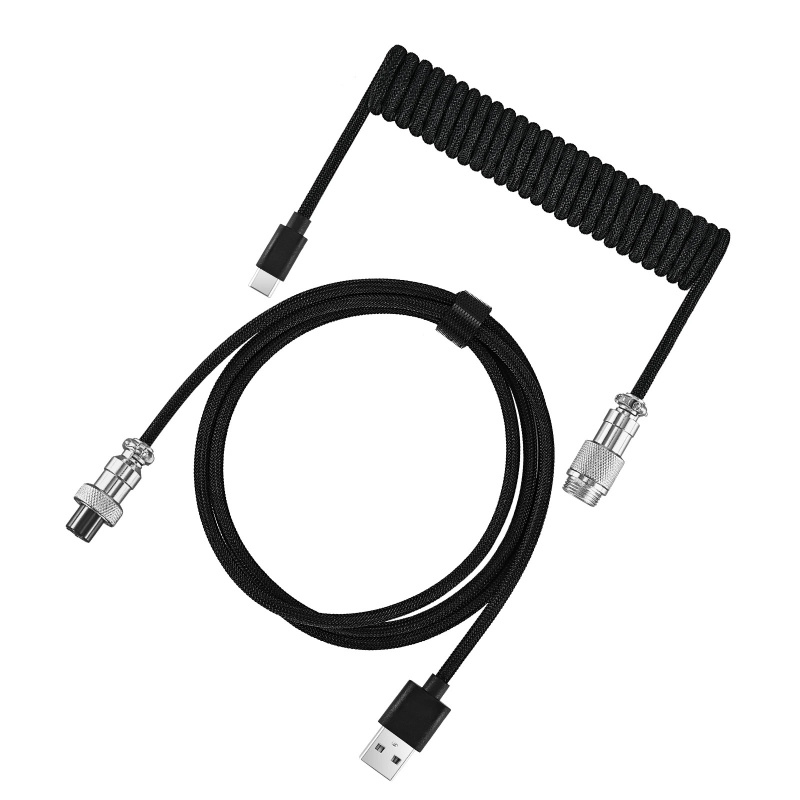Sarmal Klavye Kablosu Tip C'de - Type C Detachable Cable Coiled Keyboard incelemesi ve fiyatı