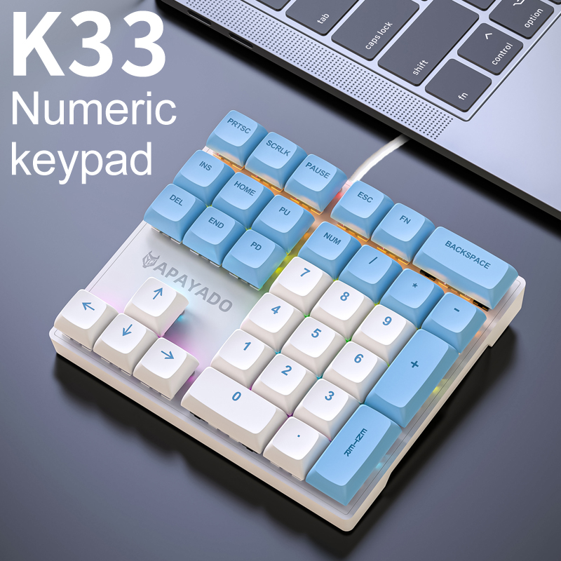 K33 33 Tuşlu Mekanik Sayısal T - Pbt Keycaps For Numeric Keypad Numpad incelemesi ve fiyatı