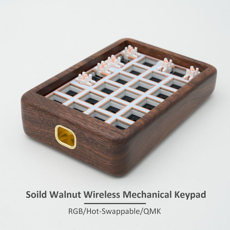 Katı ceviz ahşap kablosuz meka - Mechanical Numpad Hot Swap Rgb Wireless incelemesi ve fiyatı