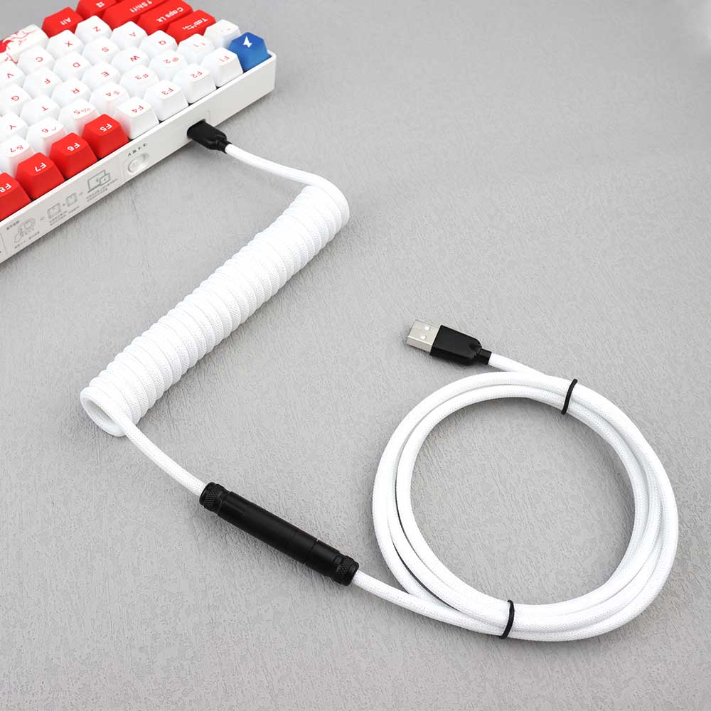 Tip -C - USB Spiral Kablo Klav - Type C Detachable Cable Coiled Keyboard incelemesi ve fiyatı