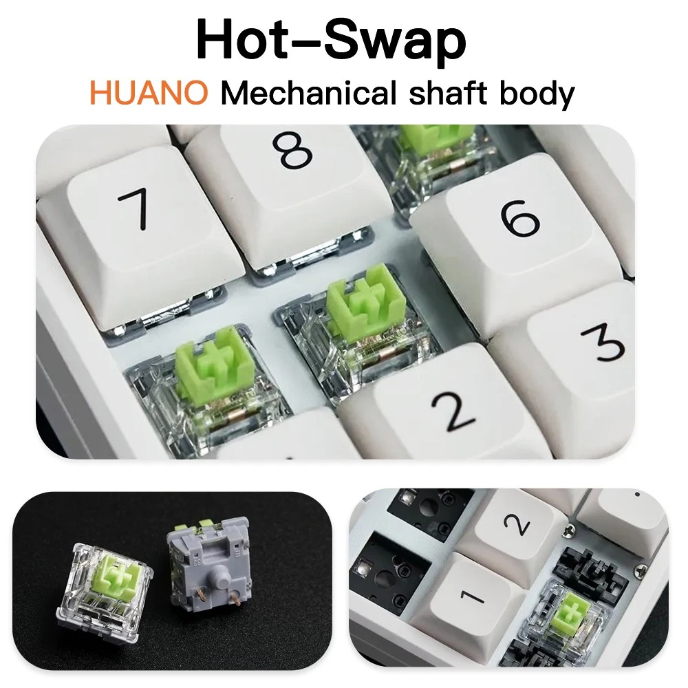 Darmoshark K3 Pro Kablosuz Mek - Mechanical Numpad Hot Swap Rgb Wireless incelemesi ve fiyatı