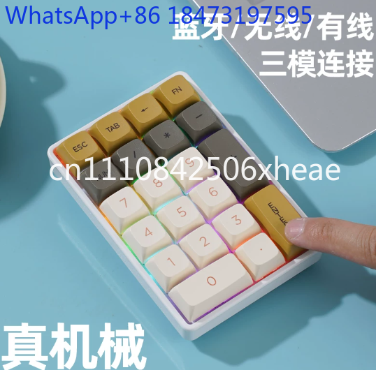 FREEWOLF K21 Kablosuz Mekanik  - Mechanical Numpad Hot Swap Rgb Wireless incelemesi ve fiyatı