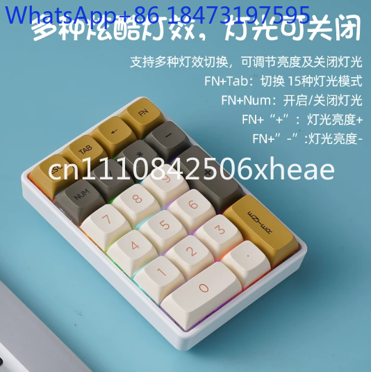 FREEWOLF K21 Kablosuz Mekanik  - Mechanical Numpad Hot Swap Rgb Wireless incelemesi ve fiyatı