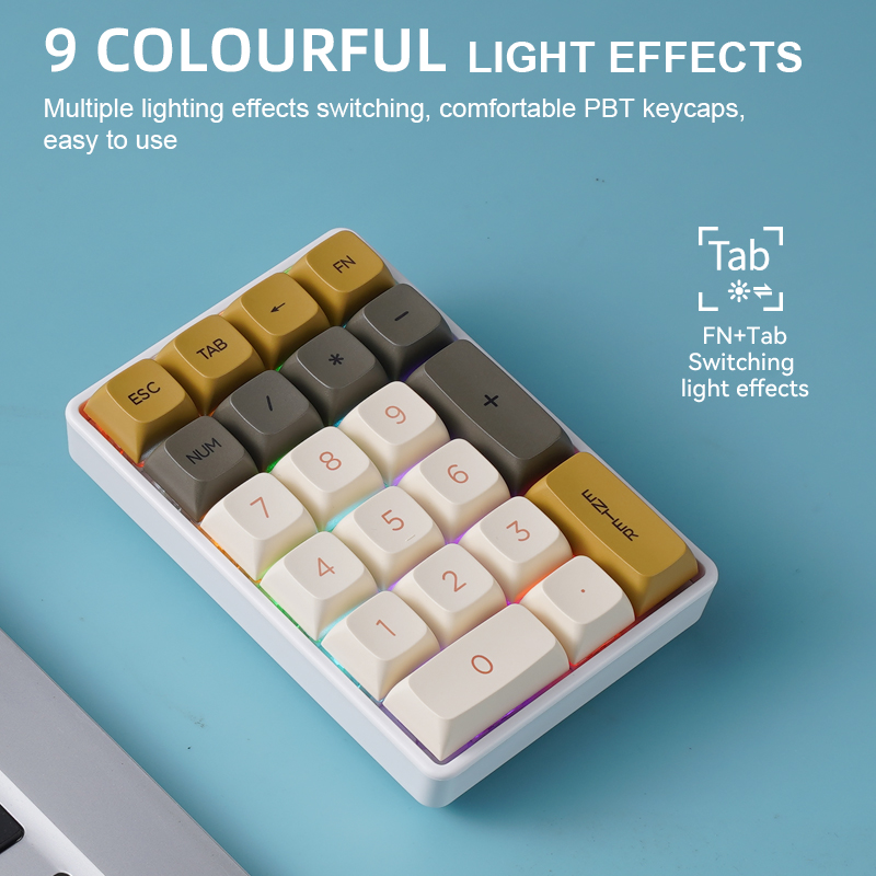 FREEWOLF K21 Kablosuz Mekanik  - Mechanical Numpad Hot Swap Rgb Wireless incelemesi ve fiyatı