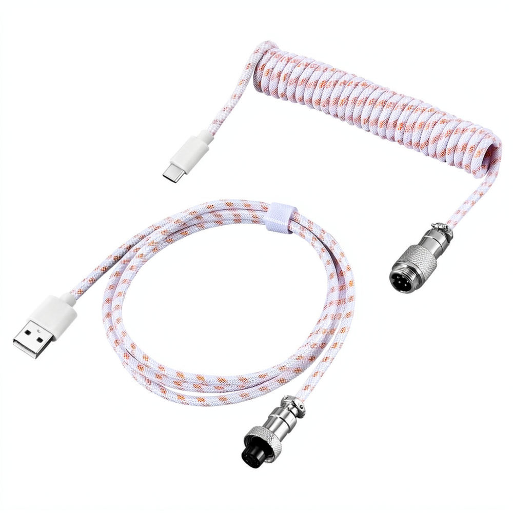 Mekanik Klavye İçin Sarmal Avi - Type C Detachable Cable Coiled Keyboard incelemesi ve fiyatı